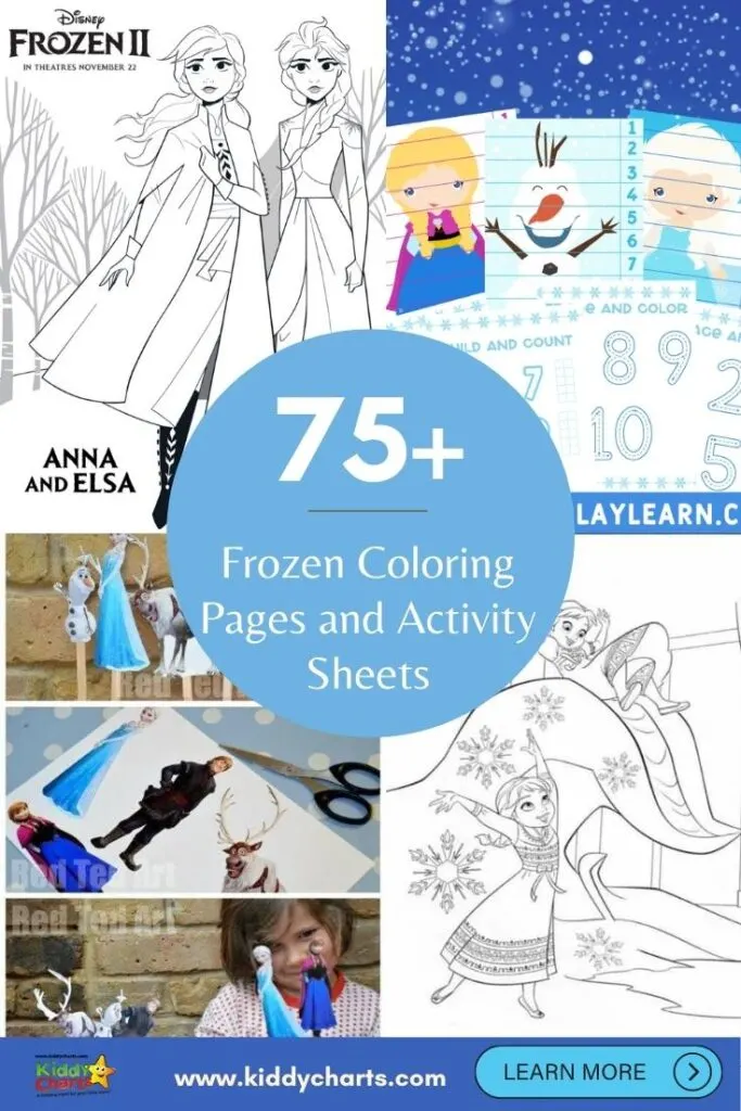 75+ Frozen Coloring Pages for Disney Fans Everywhere